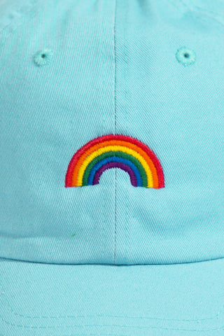 Pride Rainbow Pastel Blue Baseball Hat