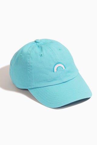 Trans Rainbow Pastel Blue Baseball Hat