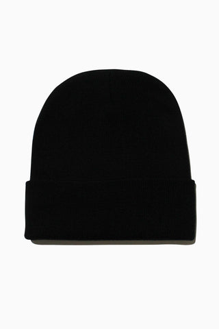 Ace Rainbow Black Beanie