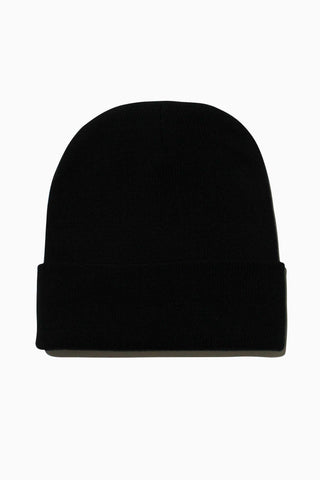 Pride Rainbow Black Beanie