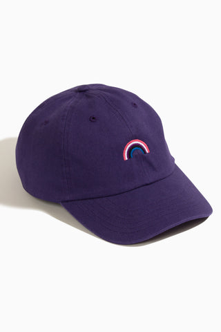 Genderfluid Rainbow Purple Baseball Hat