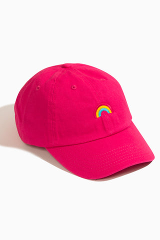 Pan Rainbow Pink Baseball Hat