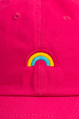 Pansexual Rainbow Magenta Baseball Hat