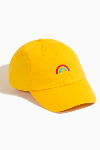 Pan Rainbow Yellow Baseball Hat
