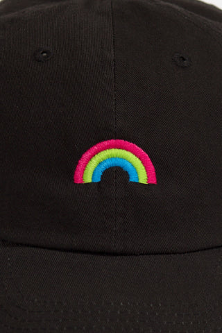 Polysexual Rainbow Black Baseball Hat