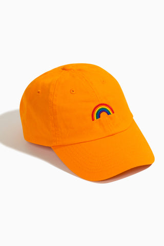 Rainbow Pride Orange Baseball Hat