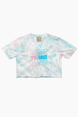 Protect Trans Lives Crop Top